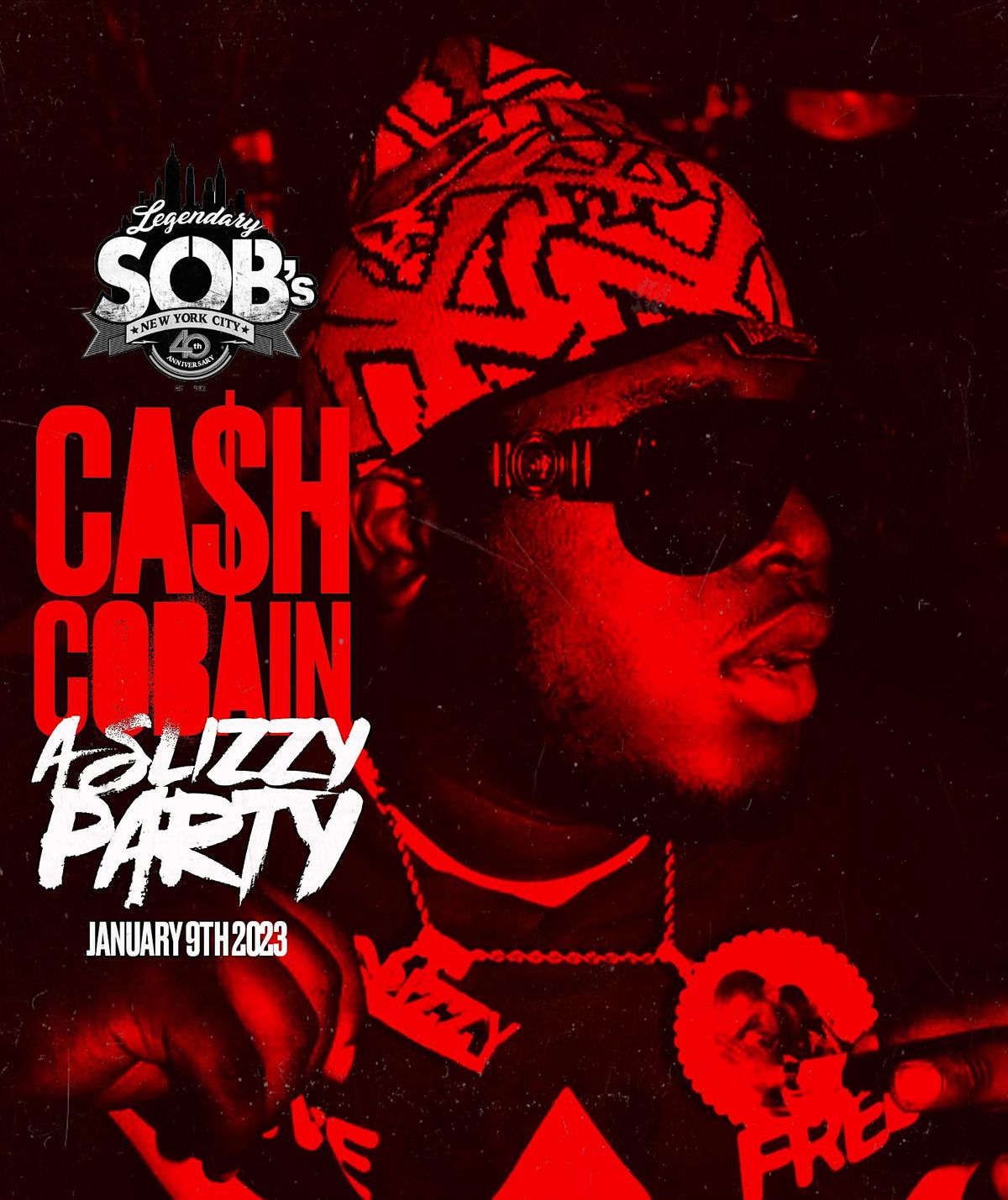 Slizzy Chain CASH COBAIN SLIZZY GANG PARTY at Sound Of Brazil, New York on 9th ...