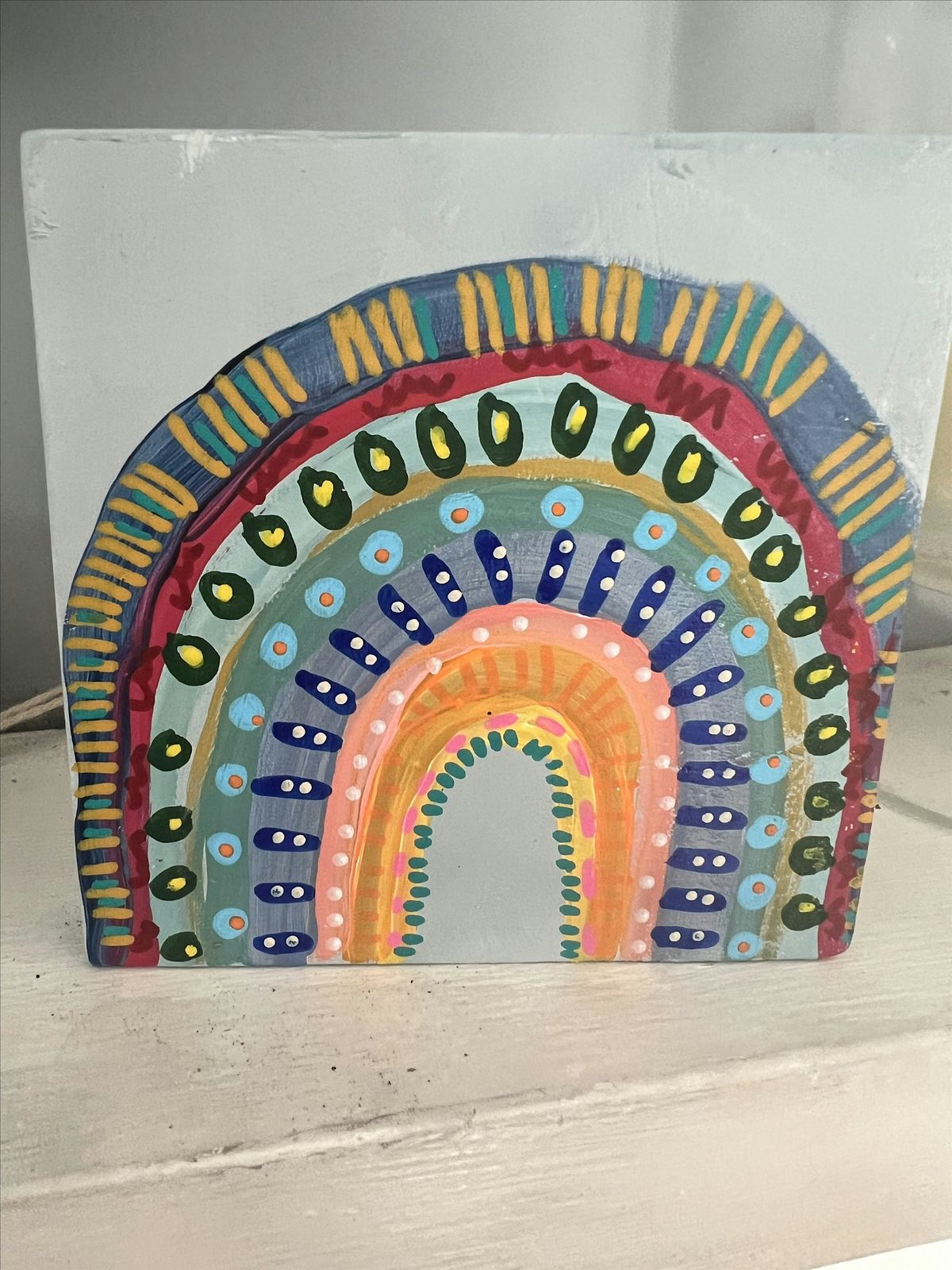 Paint and Sip - Rainbow Painting