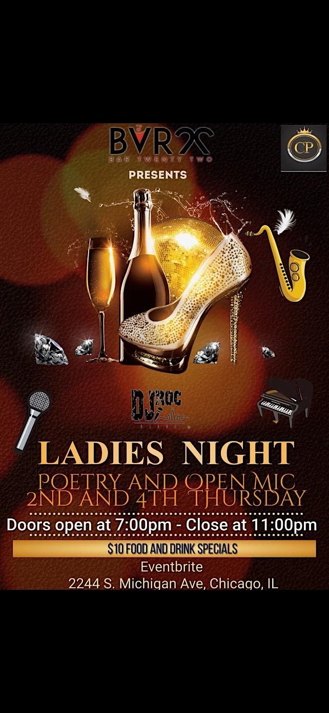 Ladies Night \/ Poetry & Open Mic