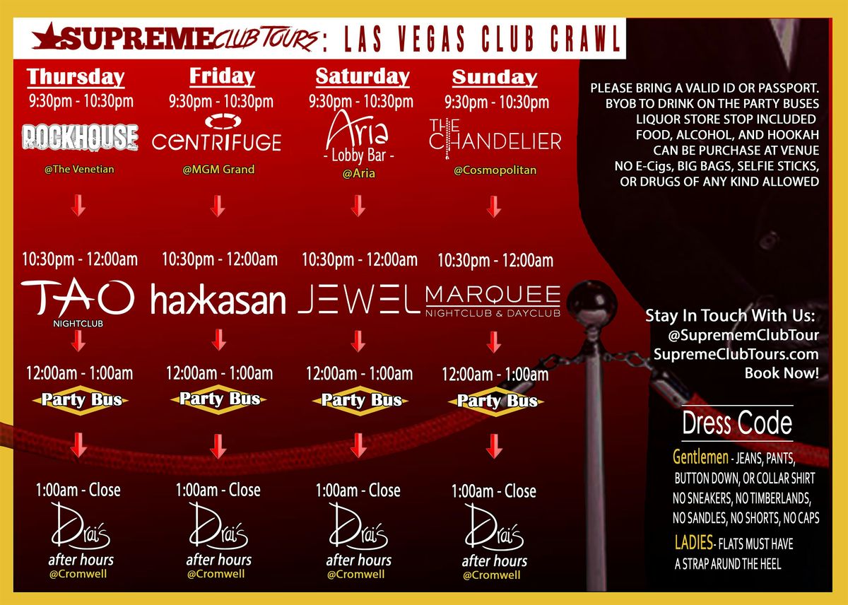 Hip Hop Party Bus & Club Tours in Las Vegas VIP EXPERIENCE !