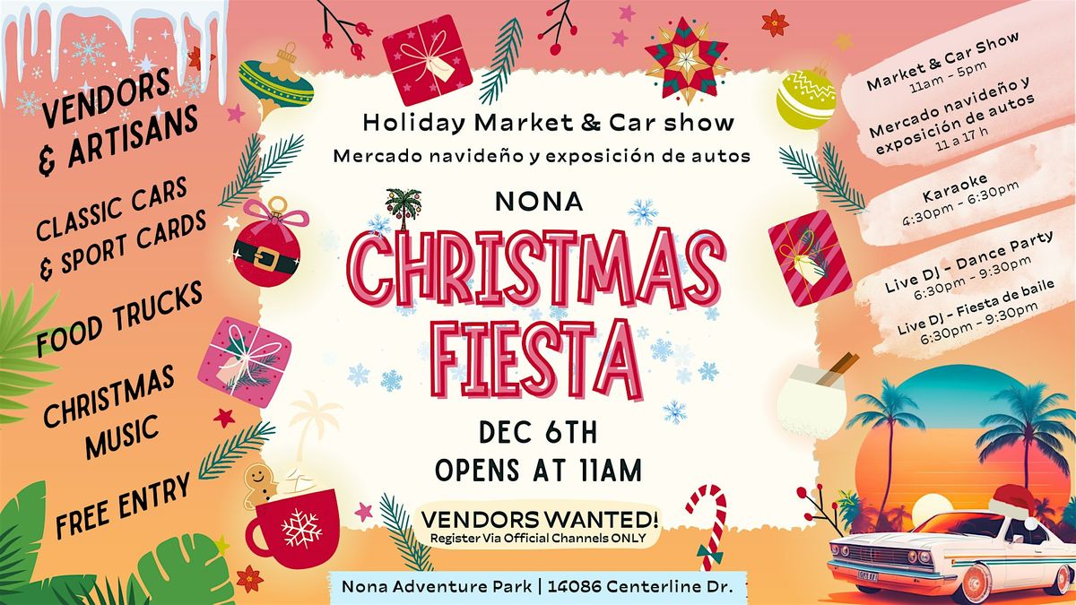 Nona Christmas Fiesta & Holiday Market \/ Mercado navide\u00f1o