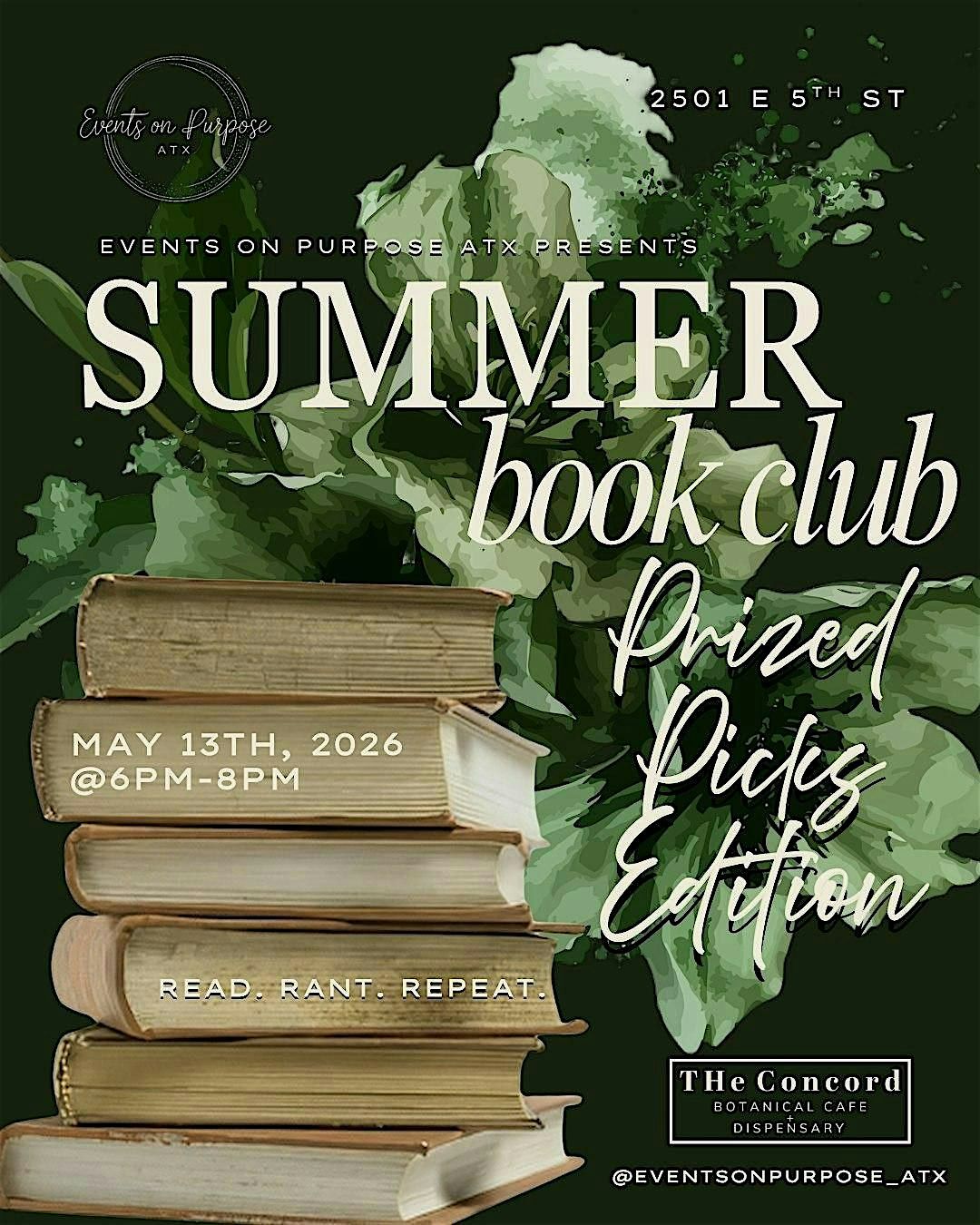 SUMMER BOOK CLUB