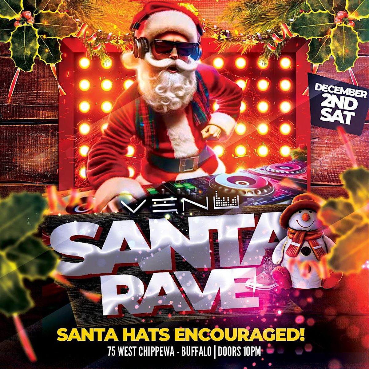 Santa Rave Santa Rave 2023 at VENU, Buffalo on 2nd December, 2023