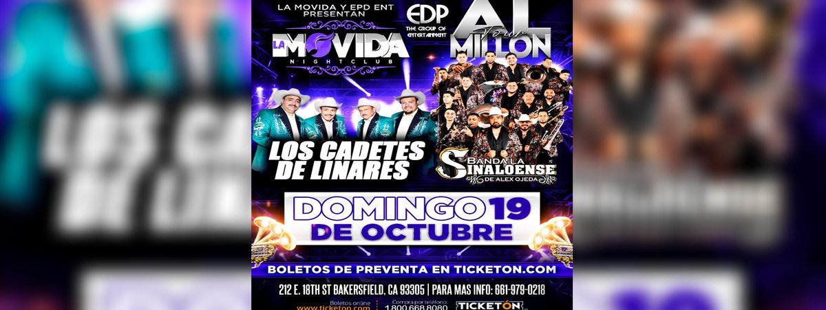 LOS CADETES DE LINARES & BANDA LA SINALOENSE DE ALEX OJEDA