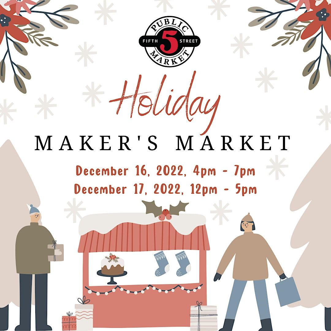 Holiday Makers Market 5th Street Market Alley, Eugene, OR December