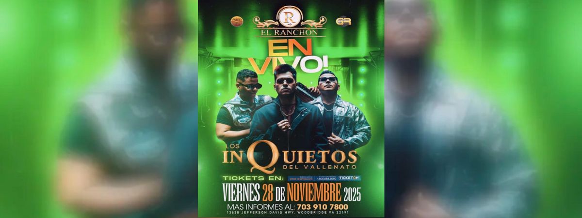 LOS INQUIETOS DEL VALLENATO EN WOODBRIDGE