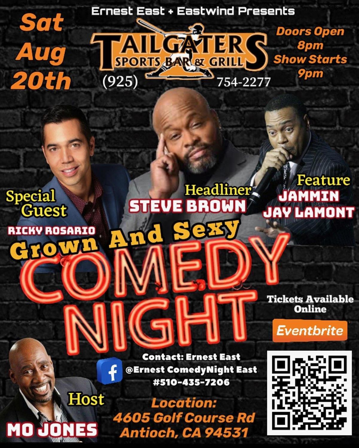 Grown And Sexy Tailgaters Sports Bar & Grill, Antioch, CA August 20, 2022