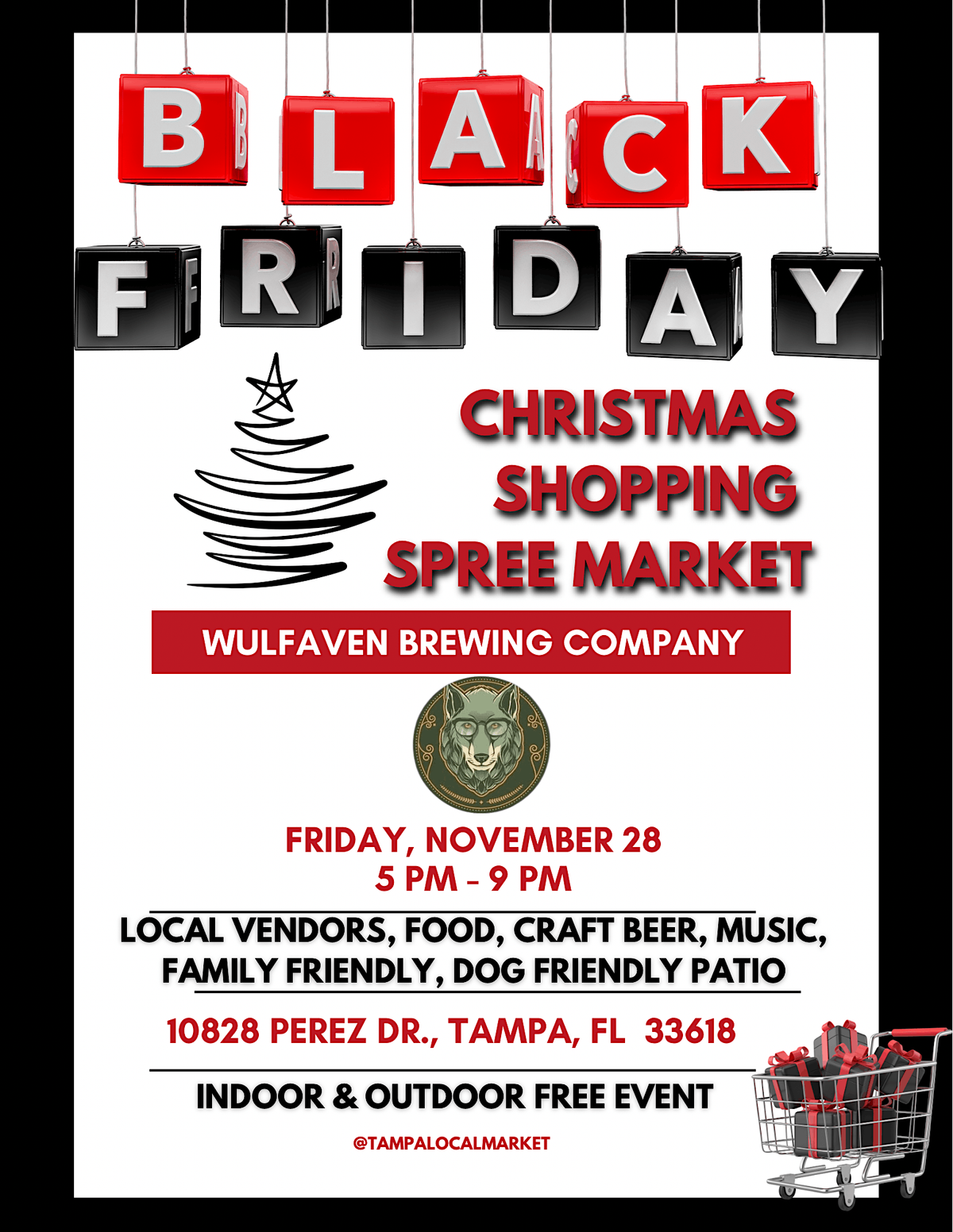 BLACK FRIDAY CHRISTMAS SHOPPING SPREE MARKET