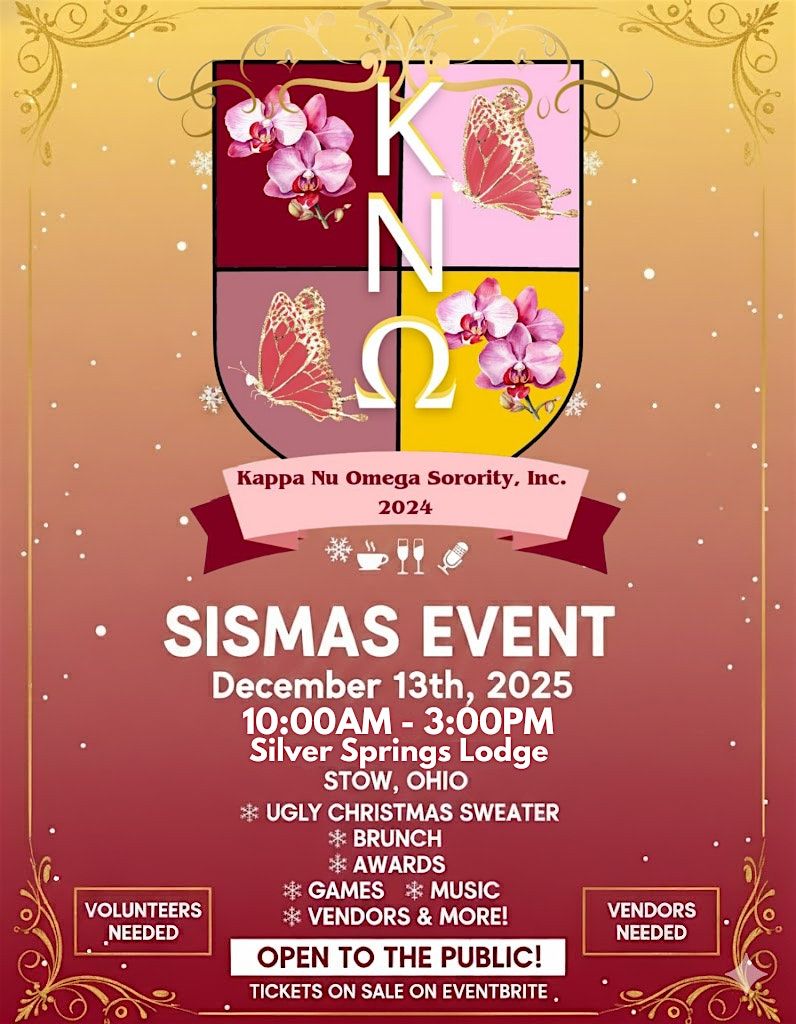 KNO Sorority, Inc. Presents SISMAS: A National Holiday \u2013 Blessings & Brunch
