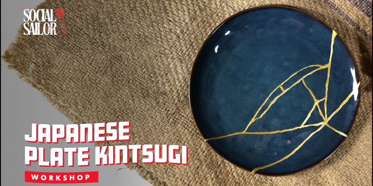 Japanese Kintsugi Plate - Hyderabad