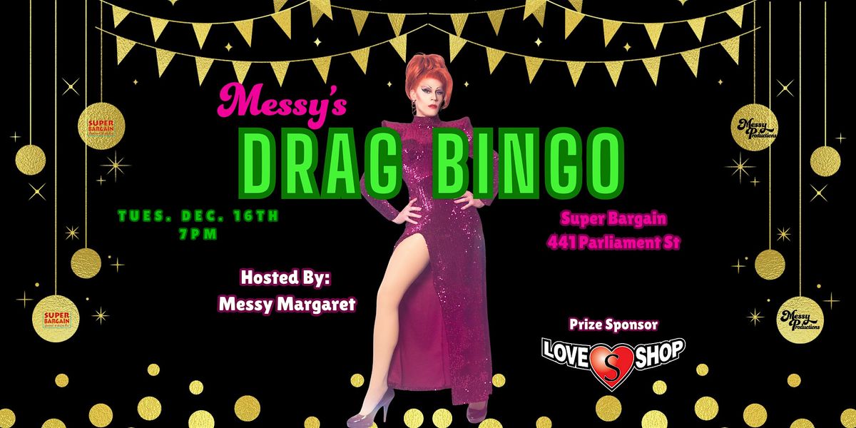 Messy's SUPER SPECIAL Holiday Bingo