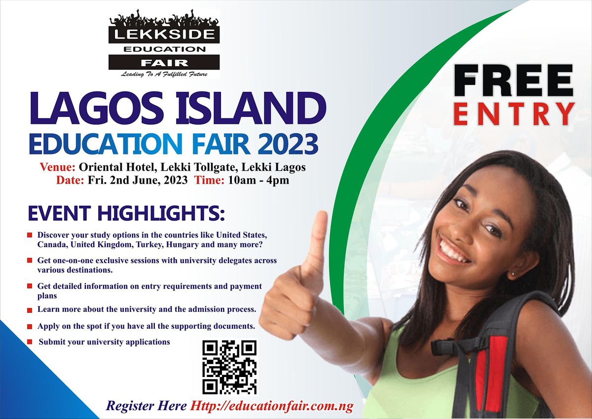Study Abroad Expo - Lagos Island 2023 | Lagos Oriental Hotel | June 2, 2023