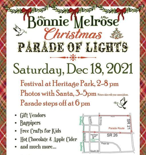 Melrose Fl Christmas Parade 2022 Bonnie Melrose Christmas Festival | Melrose Heritage Park | December 18,  2021