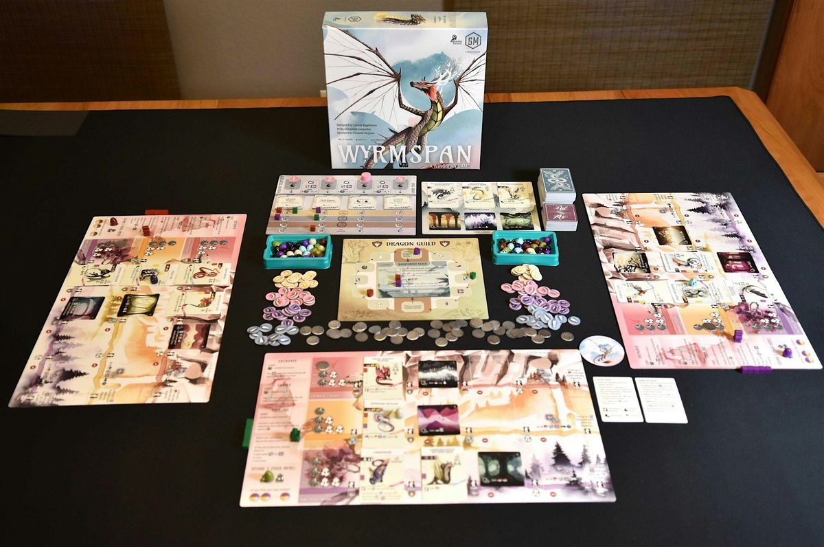 Learn to Play Board Games Wyrmspan DULUTH Level Up Games, Duluth