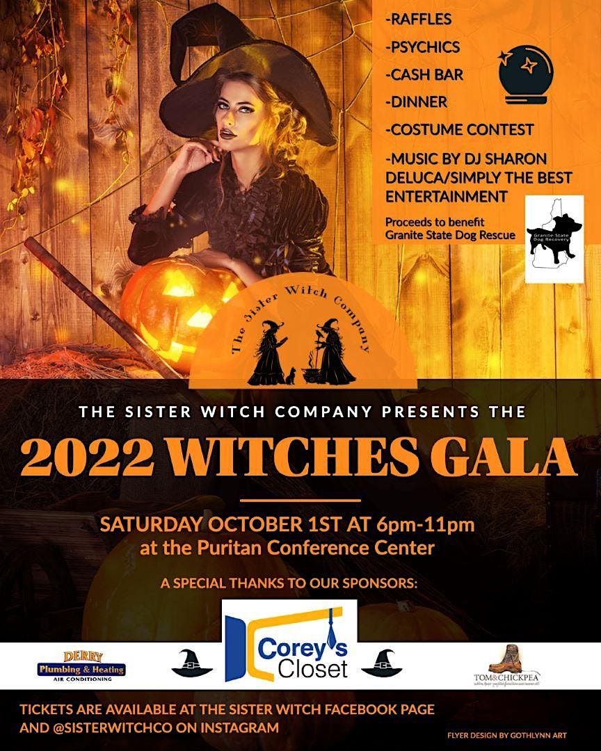The Witches Gala 2022, To Benefit The Granite State Dog Recovery at ...