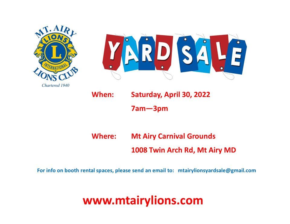 MALCSYS2022 Mount Airy Carnival Grounds April 30, 2022