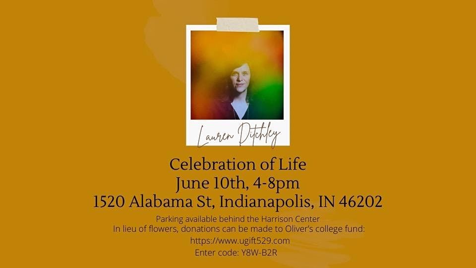 Lauren Ditchley: Celebration of Life