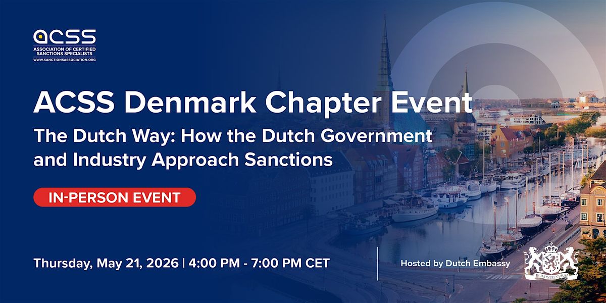 ACSS Denmark Chapter | The Dutch Way