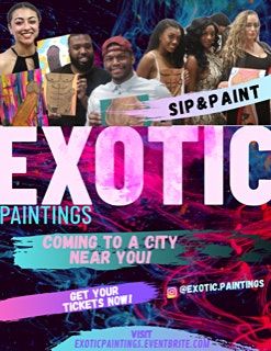 Queens NYC EXOTIC PAINTINGS BYOB MALE MODEL SIP N PAINT