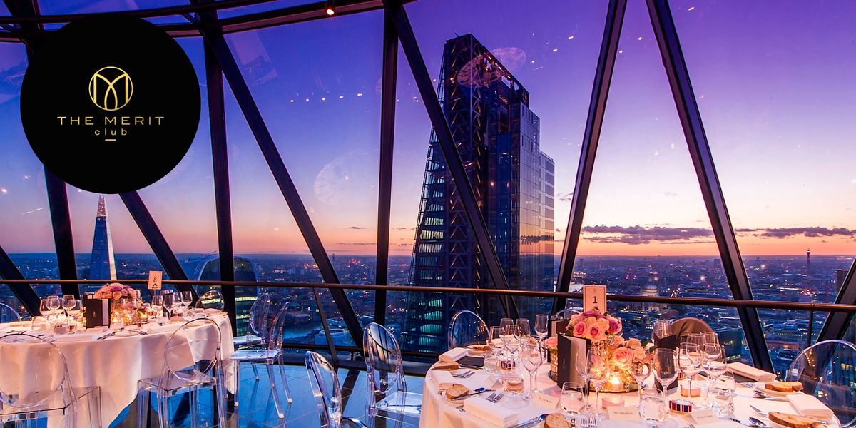 Dinner at Helix - The Gherkin | THE MERIT CLUB