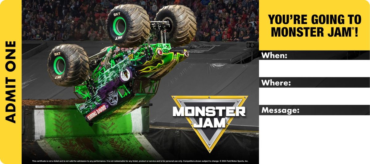 Monster Jam at Propst Arena at the Von Braun Center