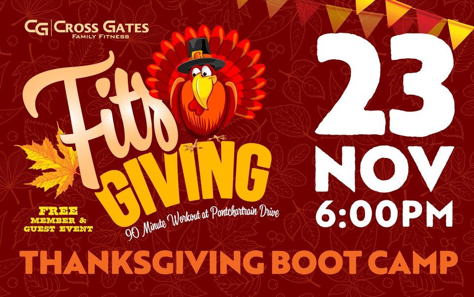 Fitsgiving Workout Cross Gates Family Fitness (4038 Pontchartrain Dr