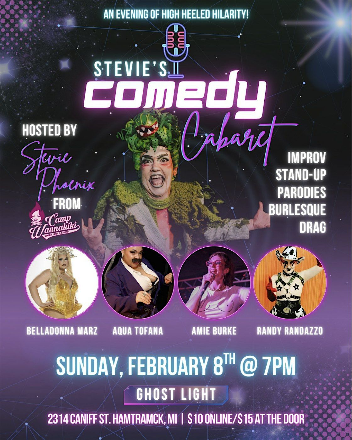 Stevie\u2019s Comedy Cabaret @ Ghost Light