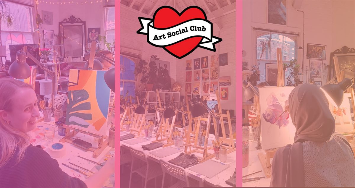Paint & Sip Daytime and Evening Classes at Art Social Club (byob)