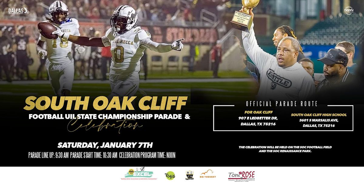 South Oak Cliff Football UIL State Championship Parade & Celebration