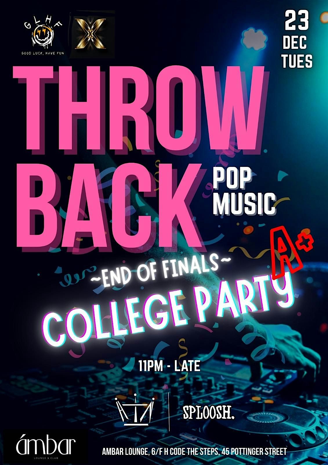 End of Finals College Party