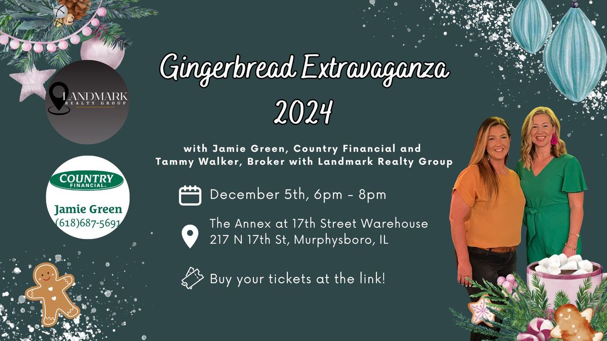 Gingerbread Extravaganza 2024 17th Street Warehouse, Murphysboro, IL