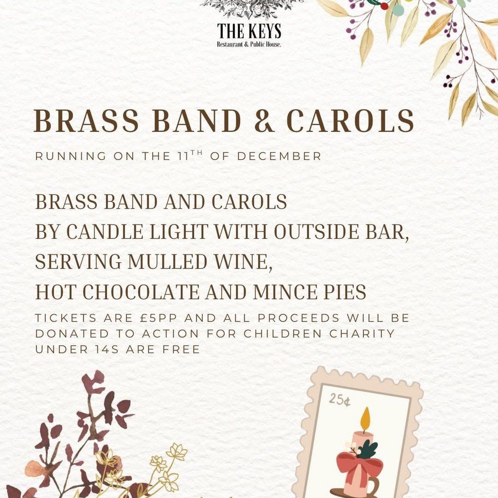 Brass band & carols by candle light