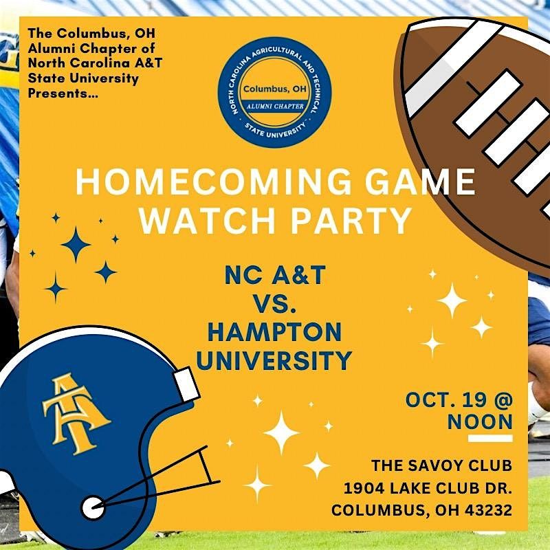 Game Watch Party The Savoy Club, Columbus, OH October 19