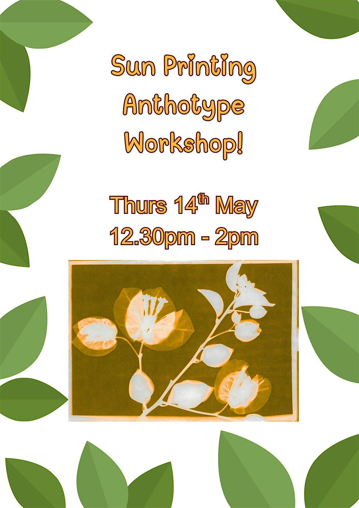 Anthotype Sun Printing Workshop