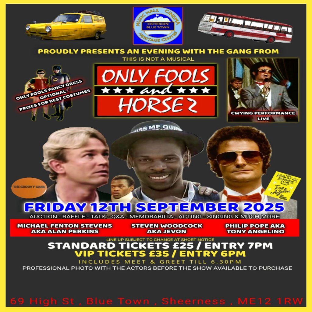An Evening show With the gang from Only Fools and Horsez