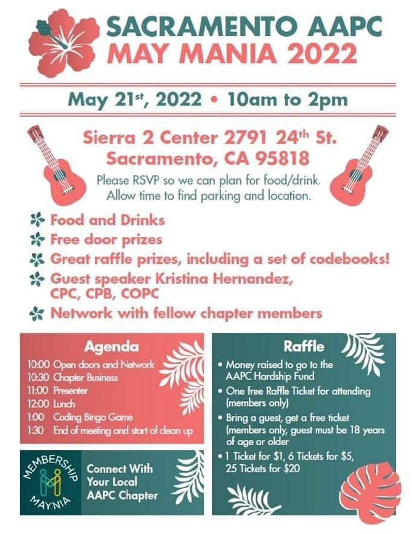 Sacramento AAPC 2022 May Mania Sierra 2 Center for the Arts and