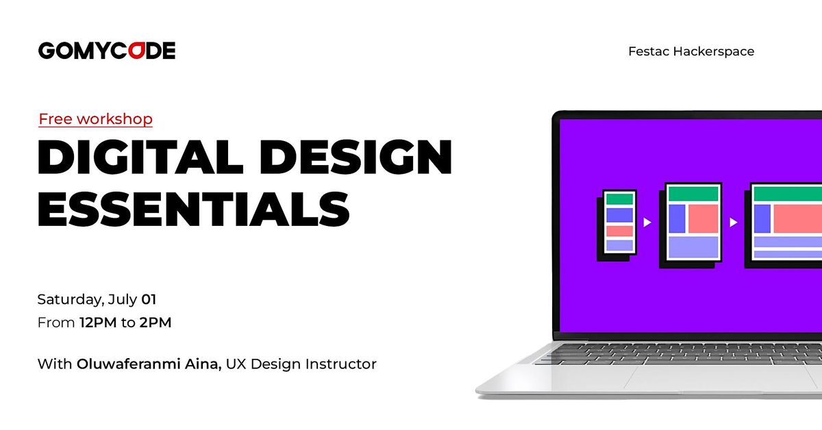 Free Workshop In Festac: Digital Design Essentials- GOMYCODE NIGERIA