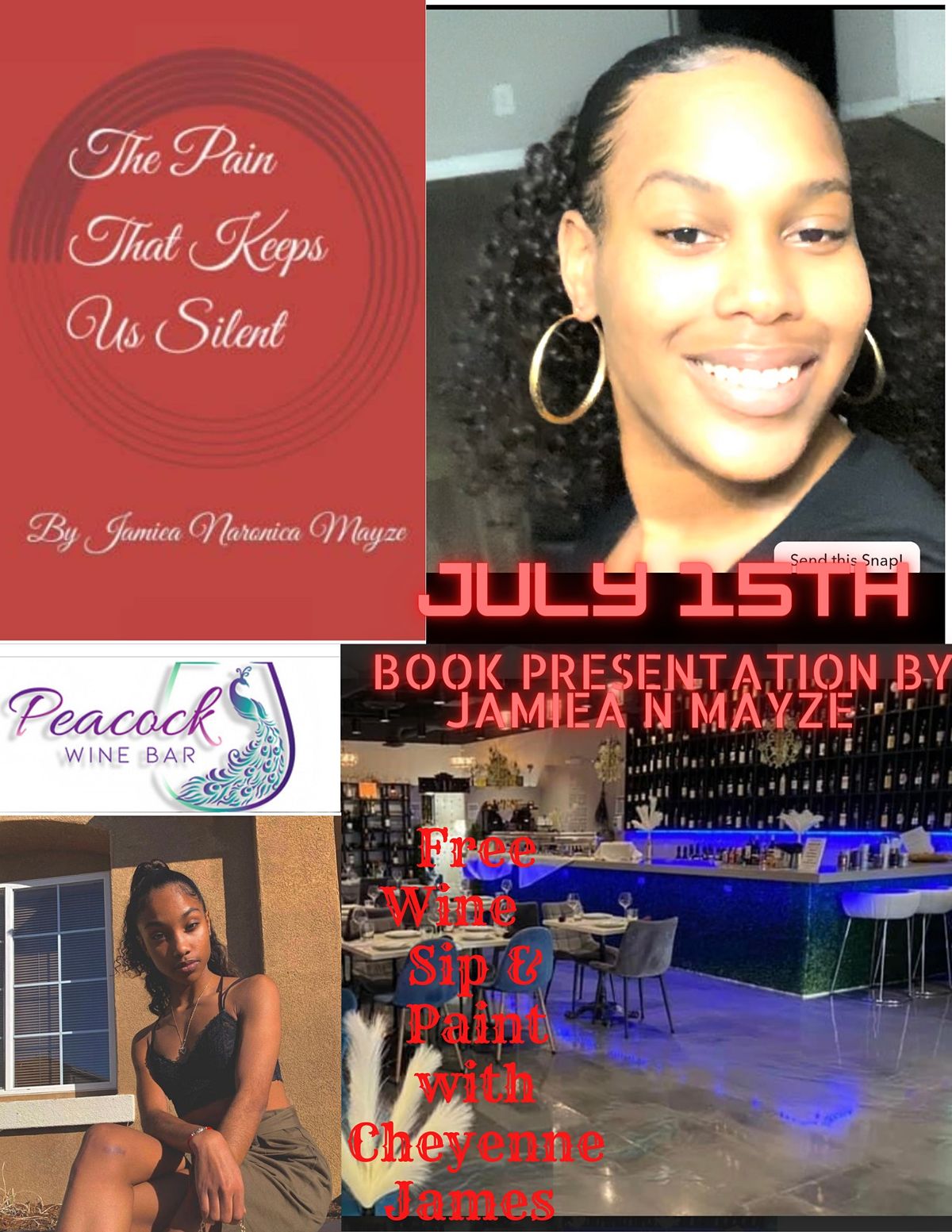 Book Presentation(The Pain That Keeps Us Silent) / Sip & Paint