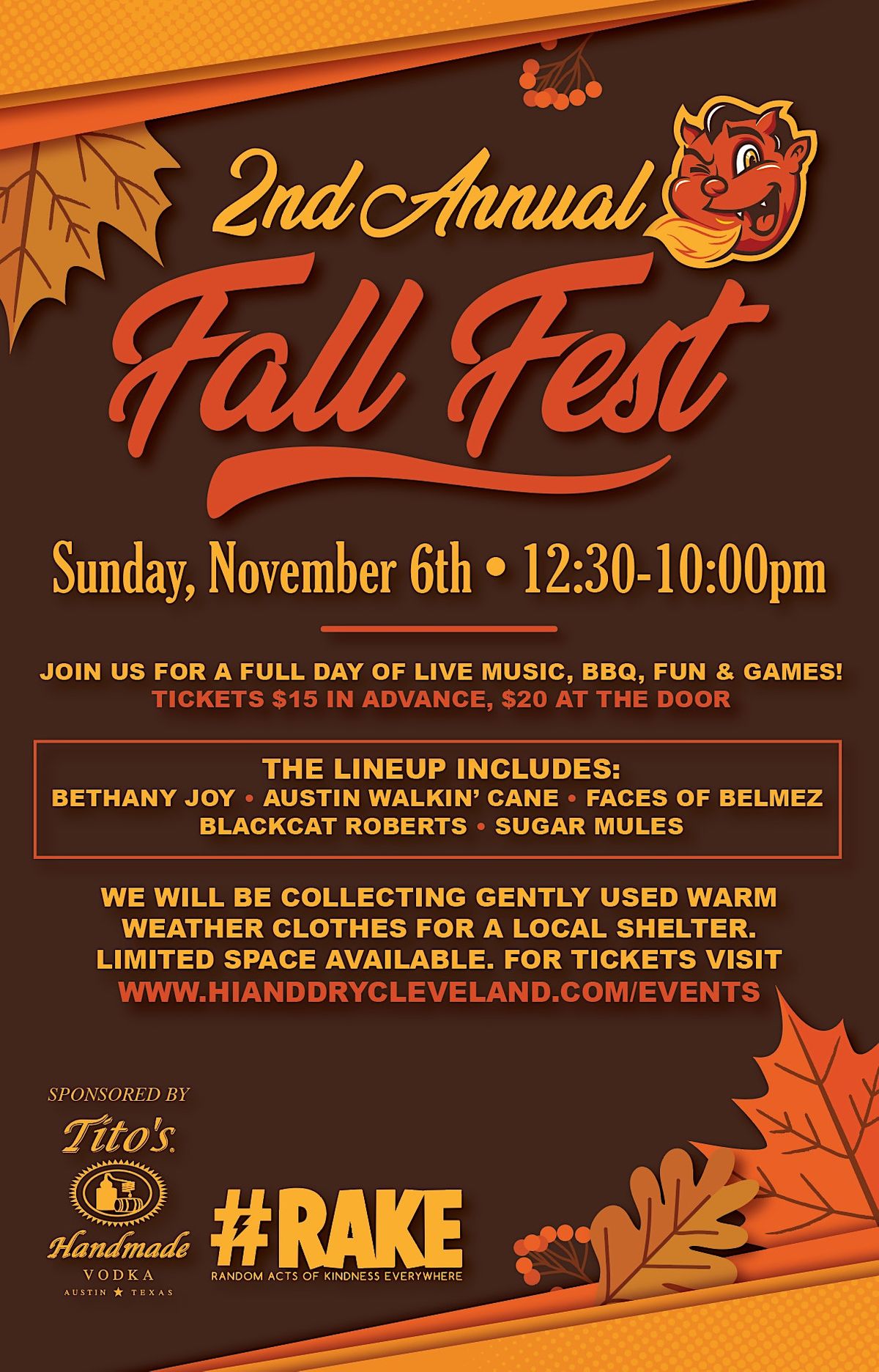 Hi & Drys 2nd Annual Fall Fest! | HI and DRY Bowling & Beer, Cleveland ...