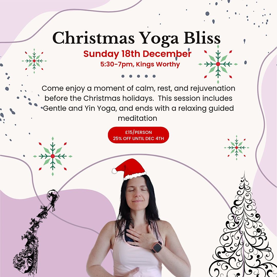Christmas Yoga Bliss Winchester Wellness December 18 2022 christmas-yoga-bliss-winchester-wellness-december-18-2022