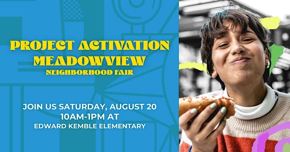 Project Activation Meadowview Neighborhood Fair at Edward Kemble