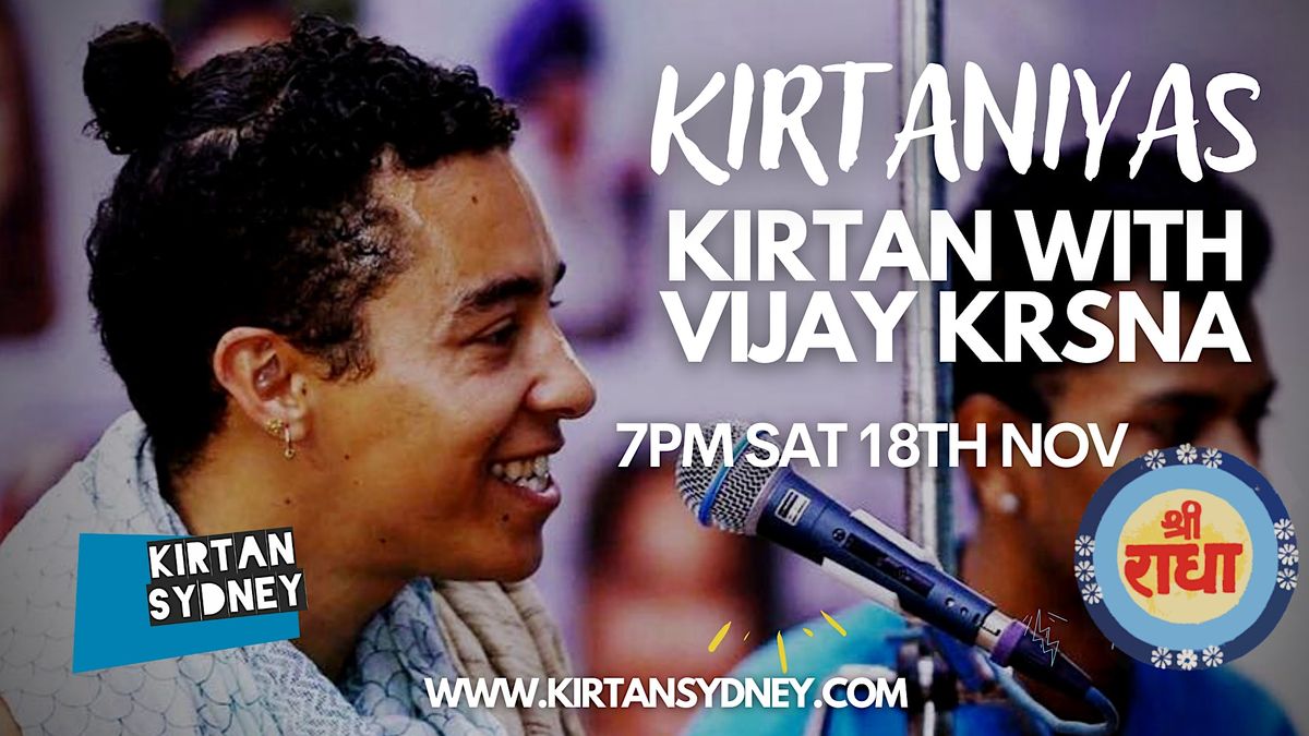 Kirtan with Vijay Krsna w\/dinner (KIRTANIYAS)