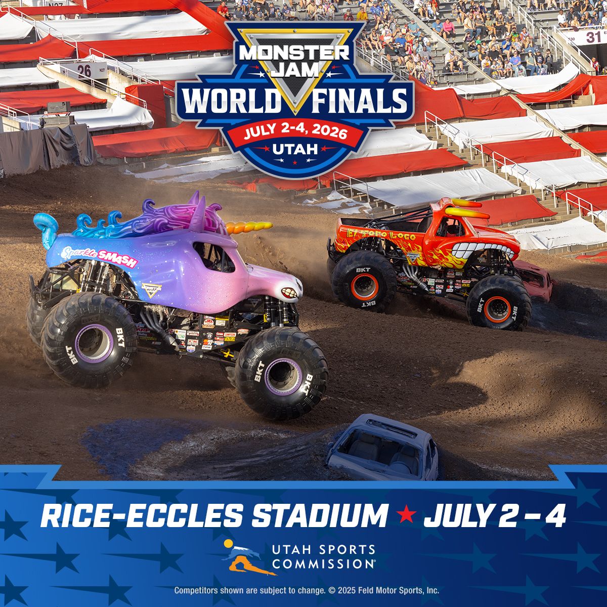 Monster Jam World Finals - Thursday Qualifying at Rice Eccles Stadium