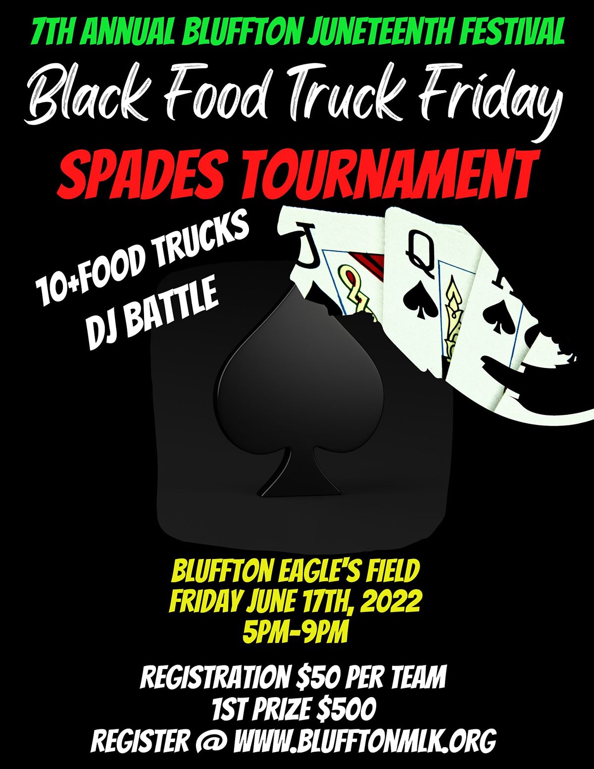 Black Food Friday & Spades Tournament 155 Buck Island Rd