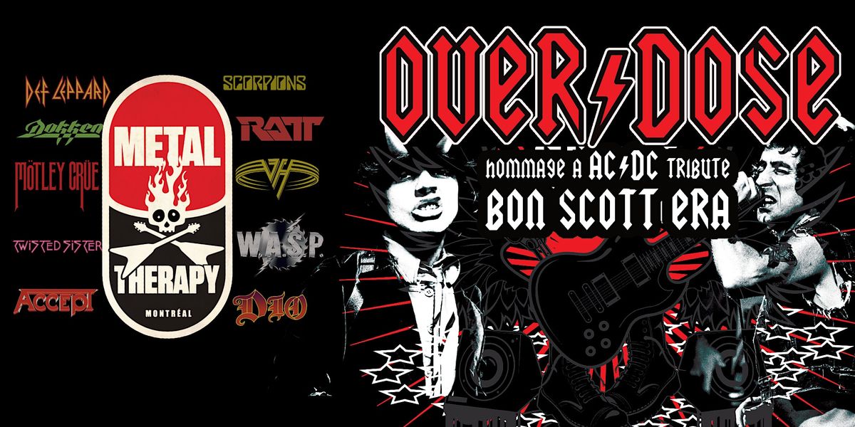 Hommage AC/DC Tribute Bon Scott Era Overdose & Metal Therapy (cover 80 ...