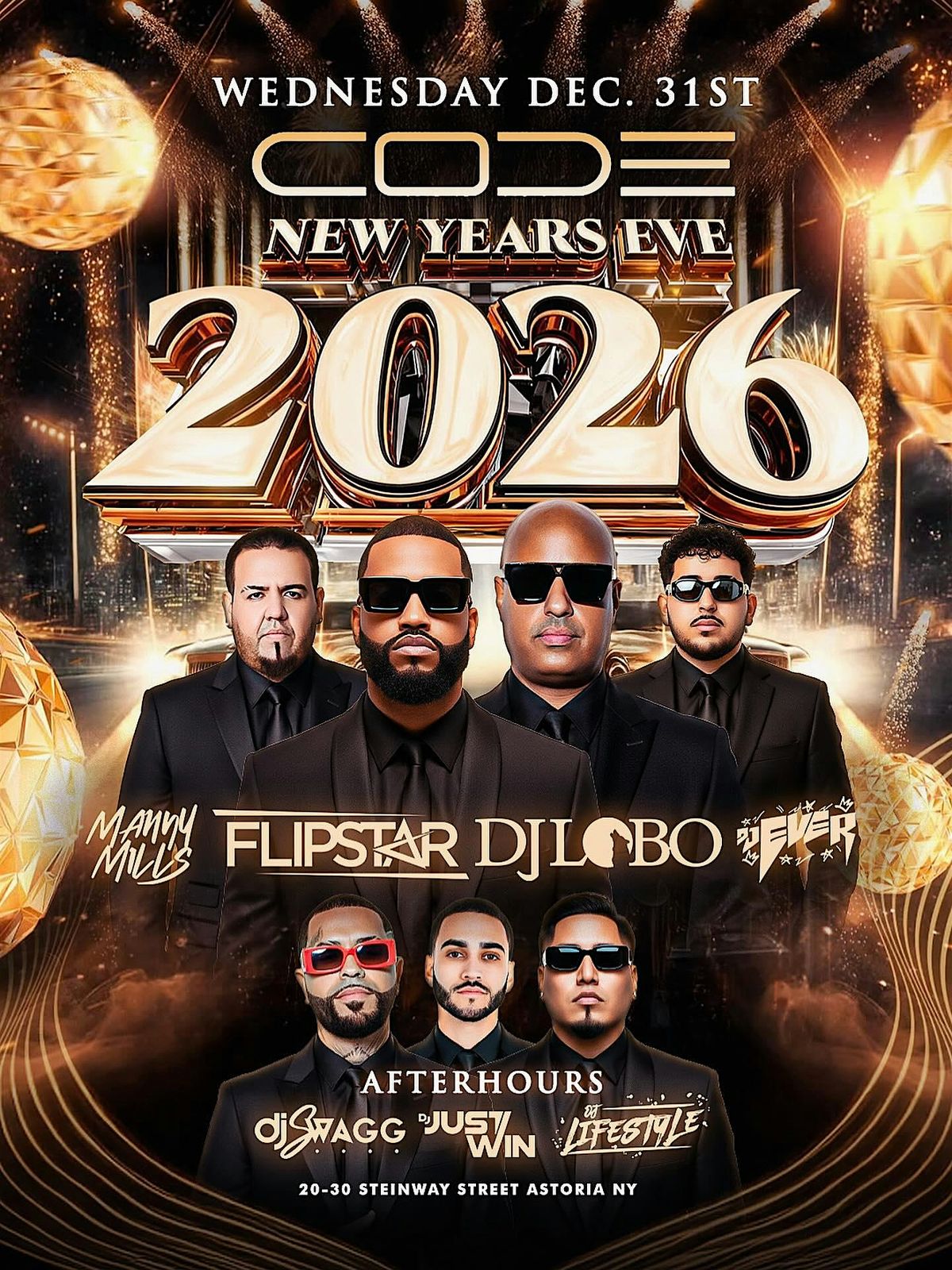 CODE Astoria New Year\u2019s Eve 2026 \u2013 Astoria Queens