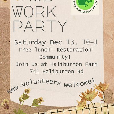 Haliburton Urban Biodiversity Project (HUB)