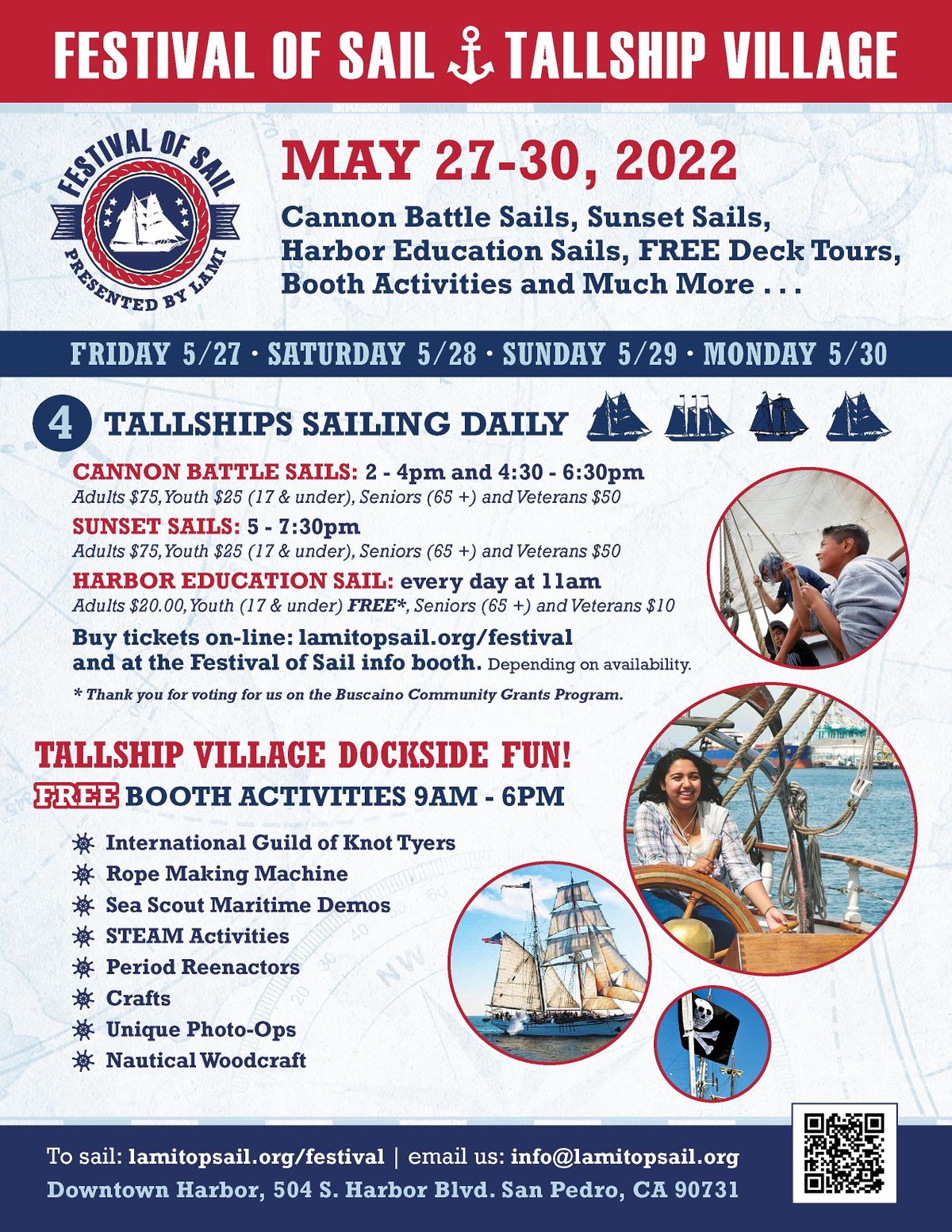 Festival of Sail 2nd Cannon Battle May 29th Downtown Harbor at the