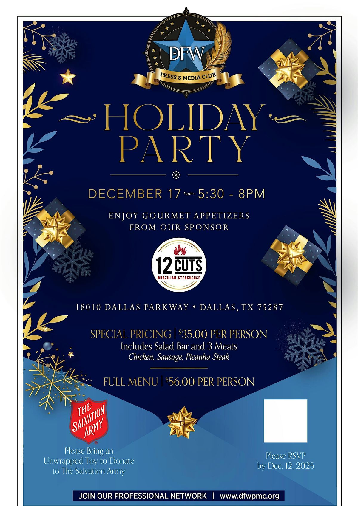 DFW Press & Media Club Holiday Party