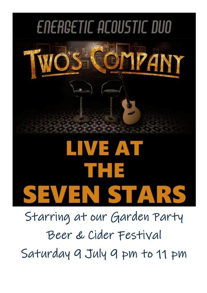 Seven Stars Rugby Live Music with Twos Company | The Seven Stars Rugby | July 8, 2022